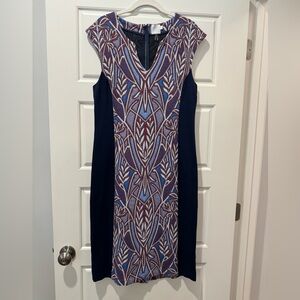 Anthropologie HD Paris L Blue Tank Dress